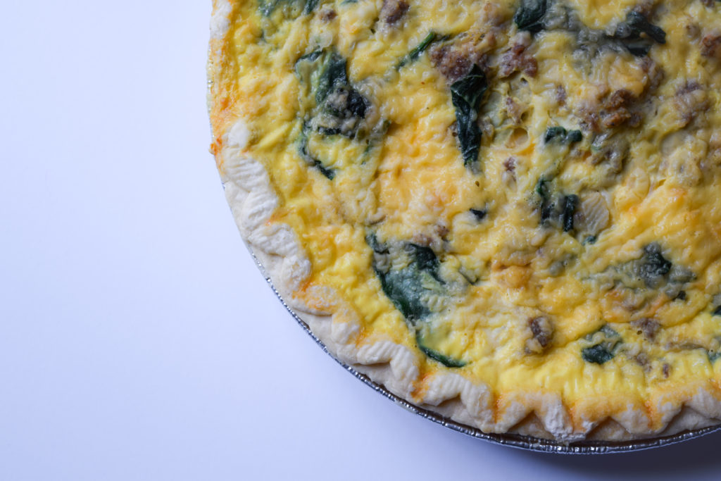 Sausage, Spinach, and Gouda Quiche The Regular Folks
