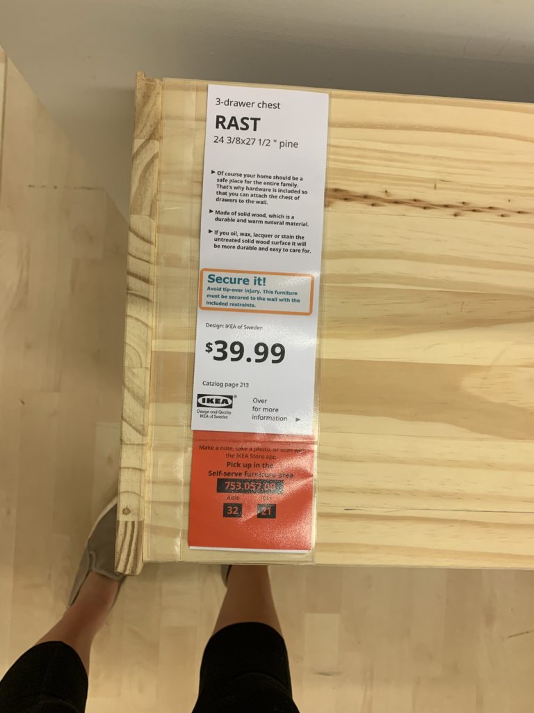 Ikea Rast Into Bedside Table Hack The Regular Folks