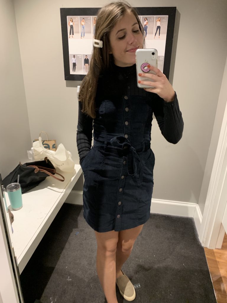 abercrombie corduroy dress