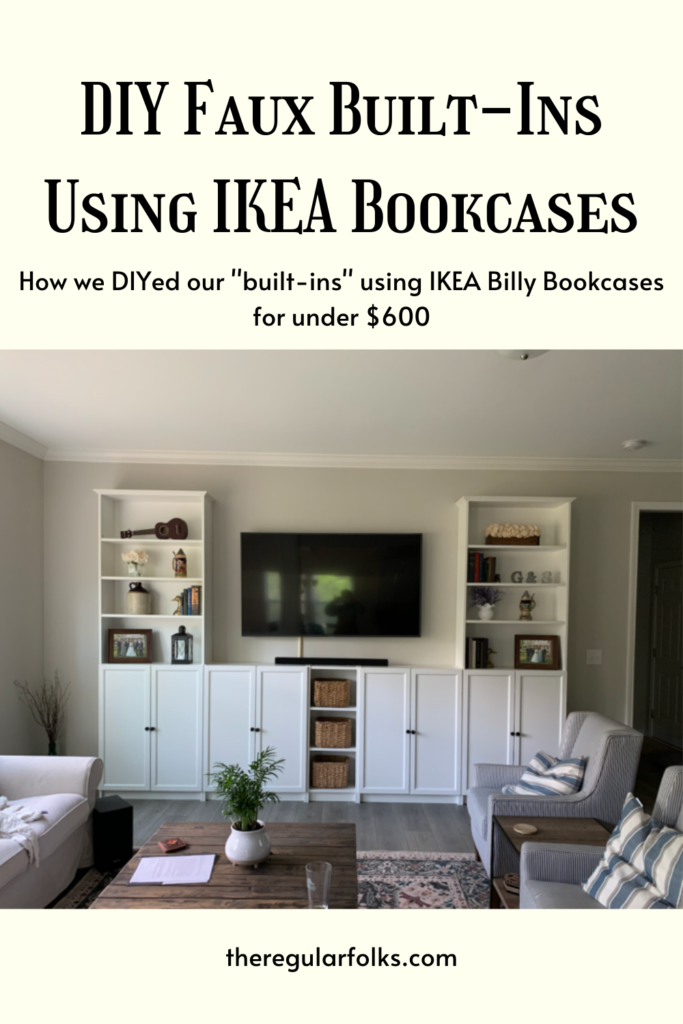 Diy Faux Built Ins With Ikea Billy, Ikea Billy Bookcase Tv