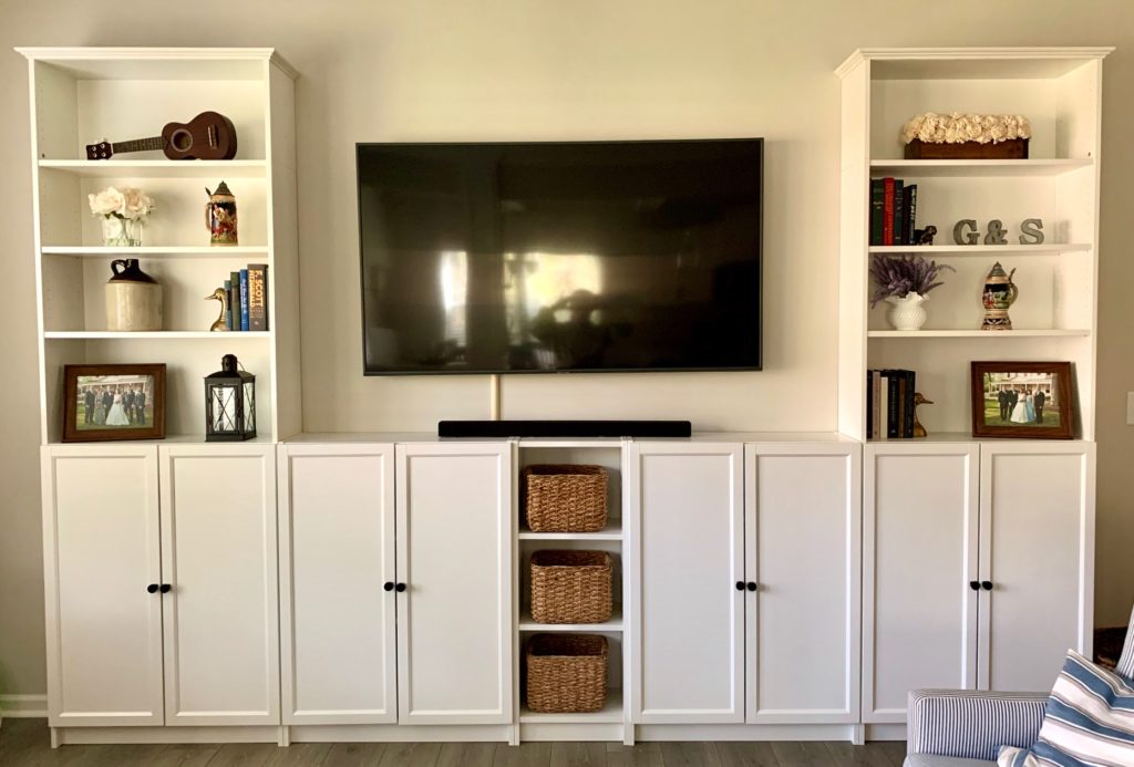 Diy Faux Built Ins With Ikea Billy, Ikea Billy Bookcase Tv