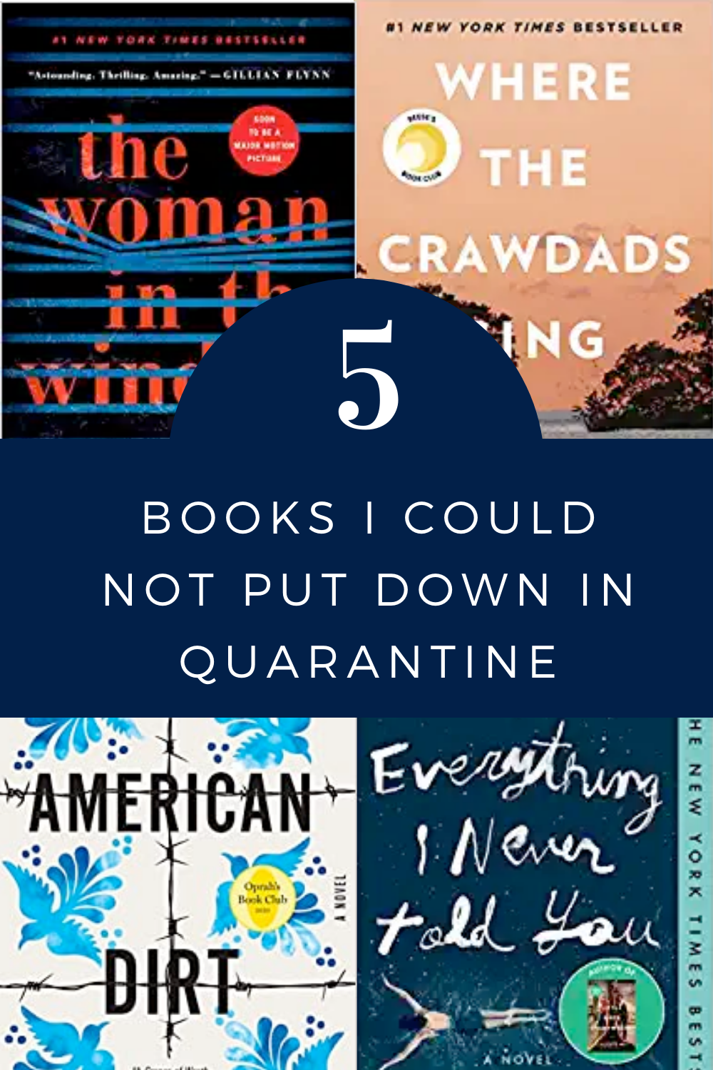 5 Books I've Read in Quarantine (AND LOVED) The Regular Folks