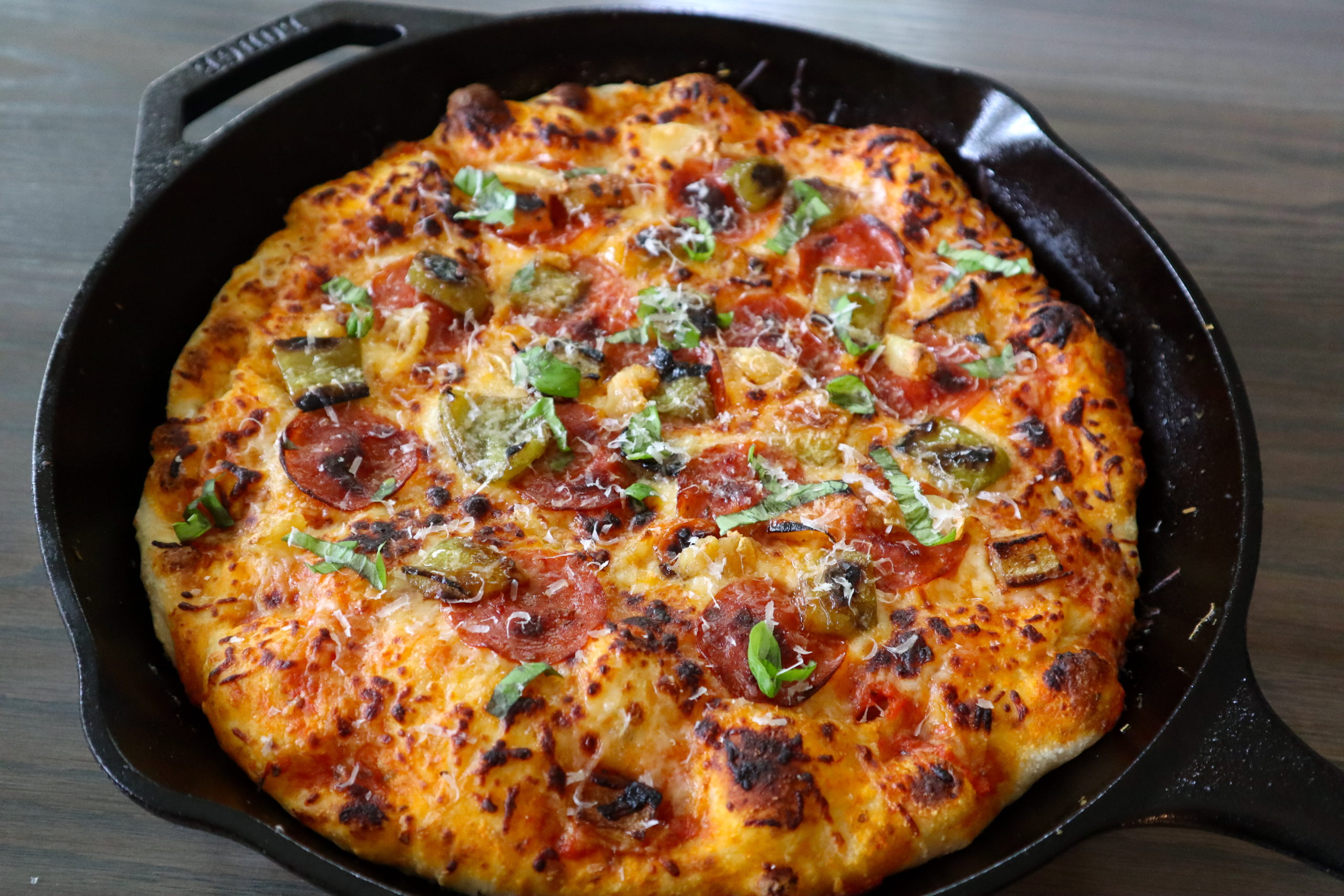 Easy Cast Iron Pizza - The Regular Folks