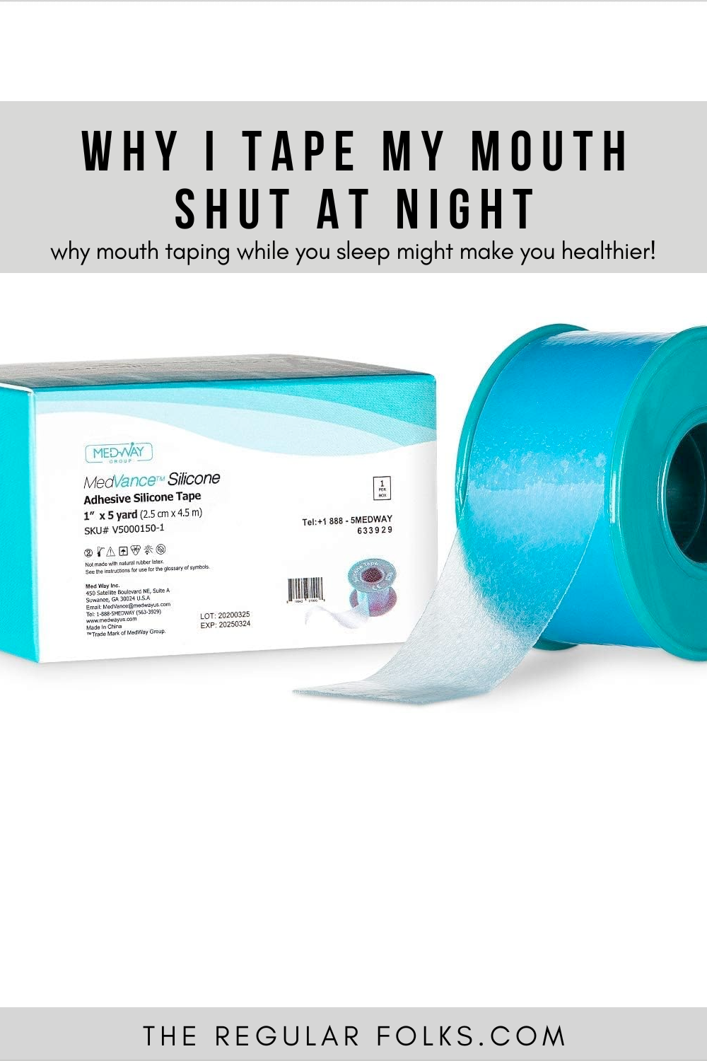 Why I Tape My Mouth Shut At Night: Mouth Taping Benefits, Best Tape to ...